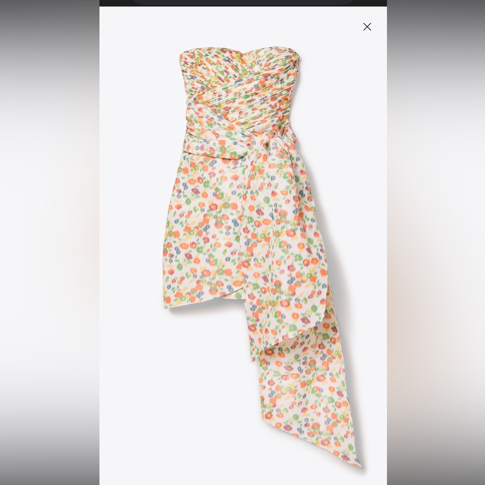 New with tags - Tory Burch Taffeta Strapless Mini Party Dress